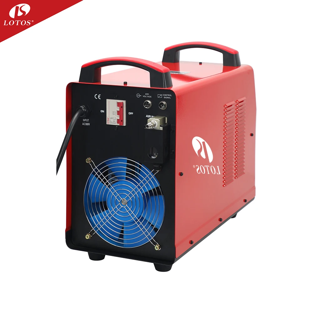 Lotos 100amps plasma cnc Portable Industrial 380v cnc non hf plasma cutter price plasma power source