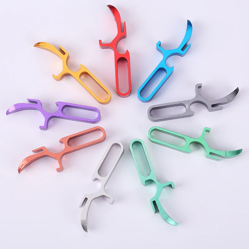 2024 Hot Sale Aluminum Alloy Bottle Opener Keychain Multi function With Ten Colors For Shotgun Tools