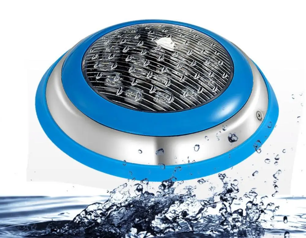  Популярный полноцветный подводный светильник selli12v Par56 RGB 18 Вт ABS IP68 уличный фонтан настенный водонепроницаемый светодиодный для