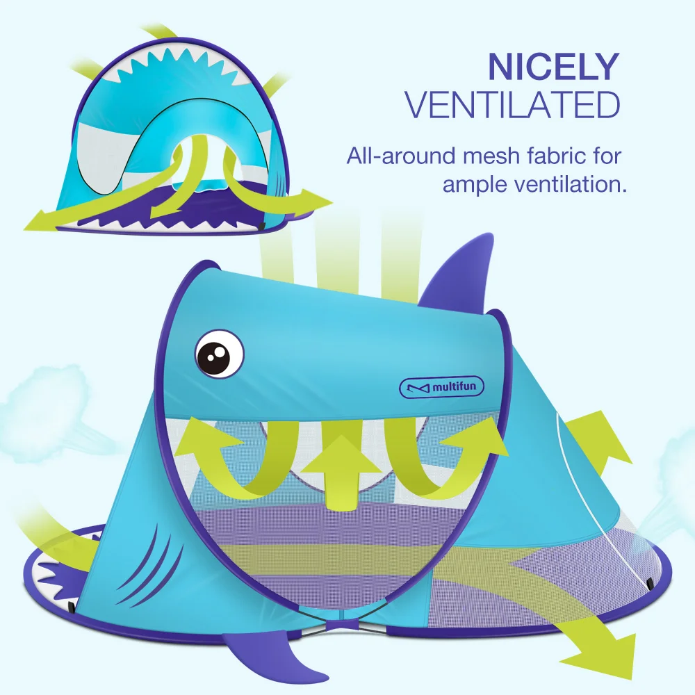 
Pop up kids toy animal tents easy carry tent pack folding camping tent 