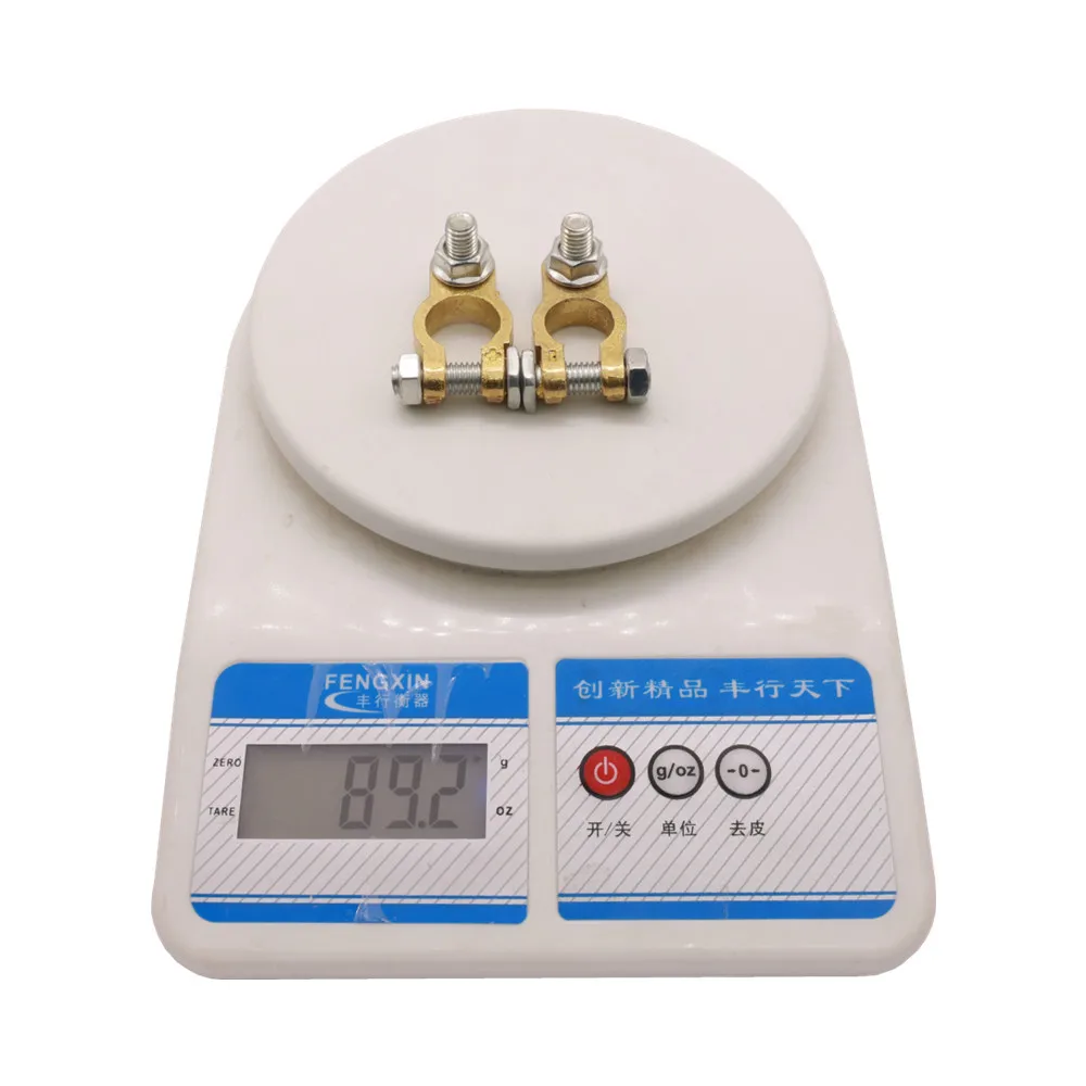 Pure Brass Single Screw Truck Battery Terminal Forklift Car Battery Terminal