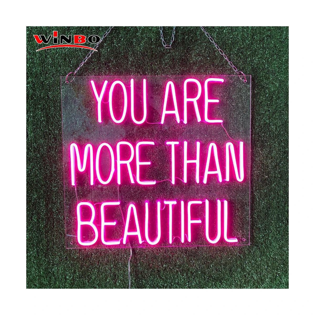 Drop Shipping Shenzen Winbo Wall-mounted Custom Neon Sign Letters Led Neon Sign Light