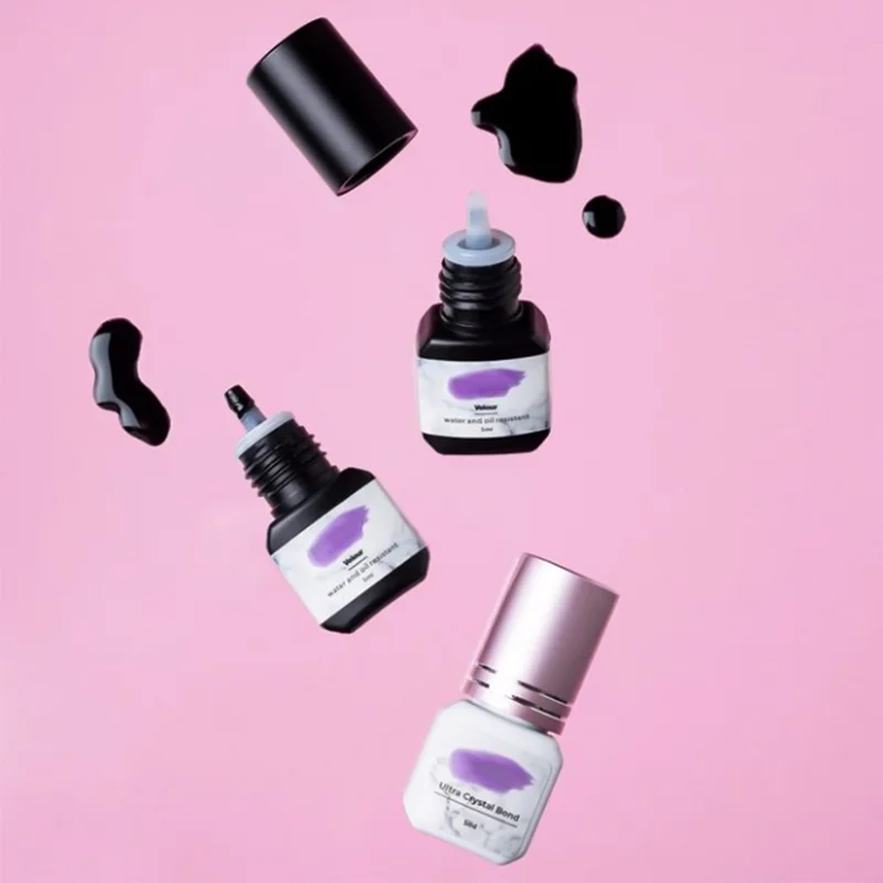 Long Lasting Custom logo Bottle Fast Dry Eyelash Extension Glue Waterproof Low Humidity Lash Extension Adhesive Glue