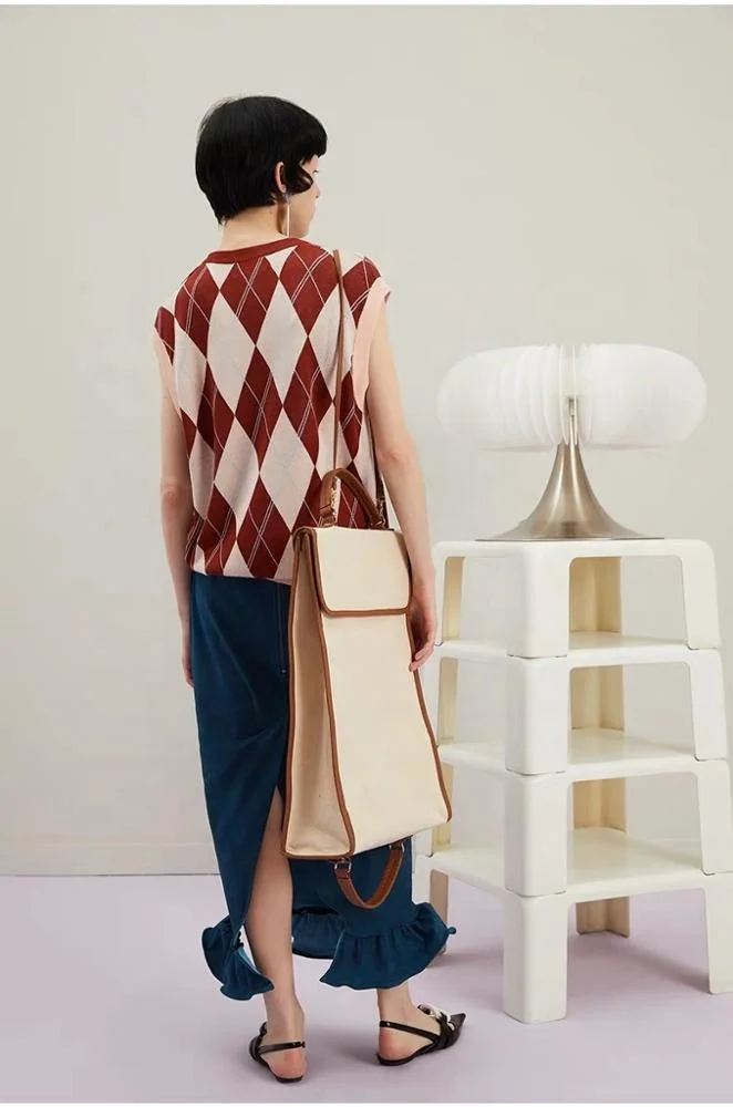 Manufacturer Anti-Pilling Breathable Preppy Style Women Sweater