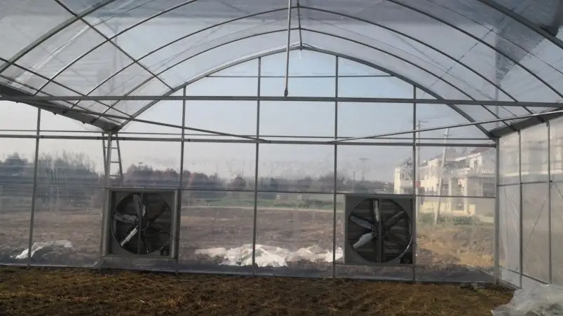 
200 micron uv resistant plastic film aluminum profile structure frame greenhouse plastic covering 