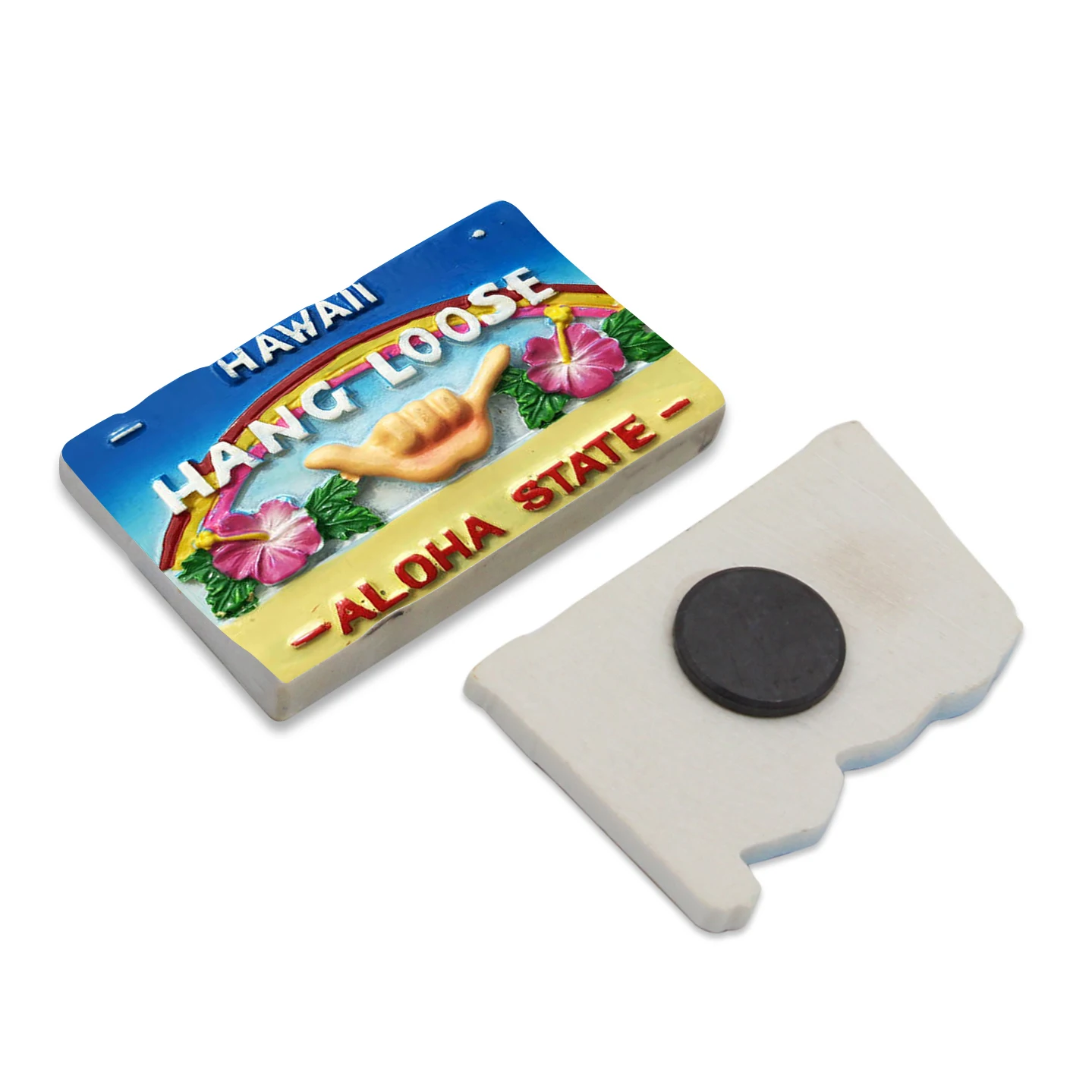 Hotsale Various Fridge Magnet Honolulu Hawaii Souvenir Keychain, Snow Globe, License Plate Magnetic, Travel Refrigerator Magnet