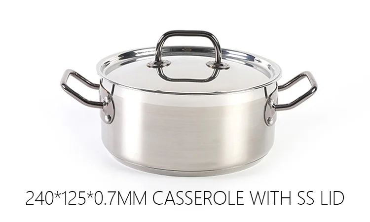 Free Custom Korkmaz Stainless Steel Cookware With Humanization Design