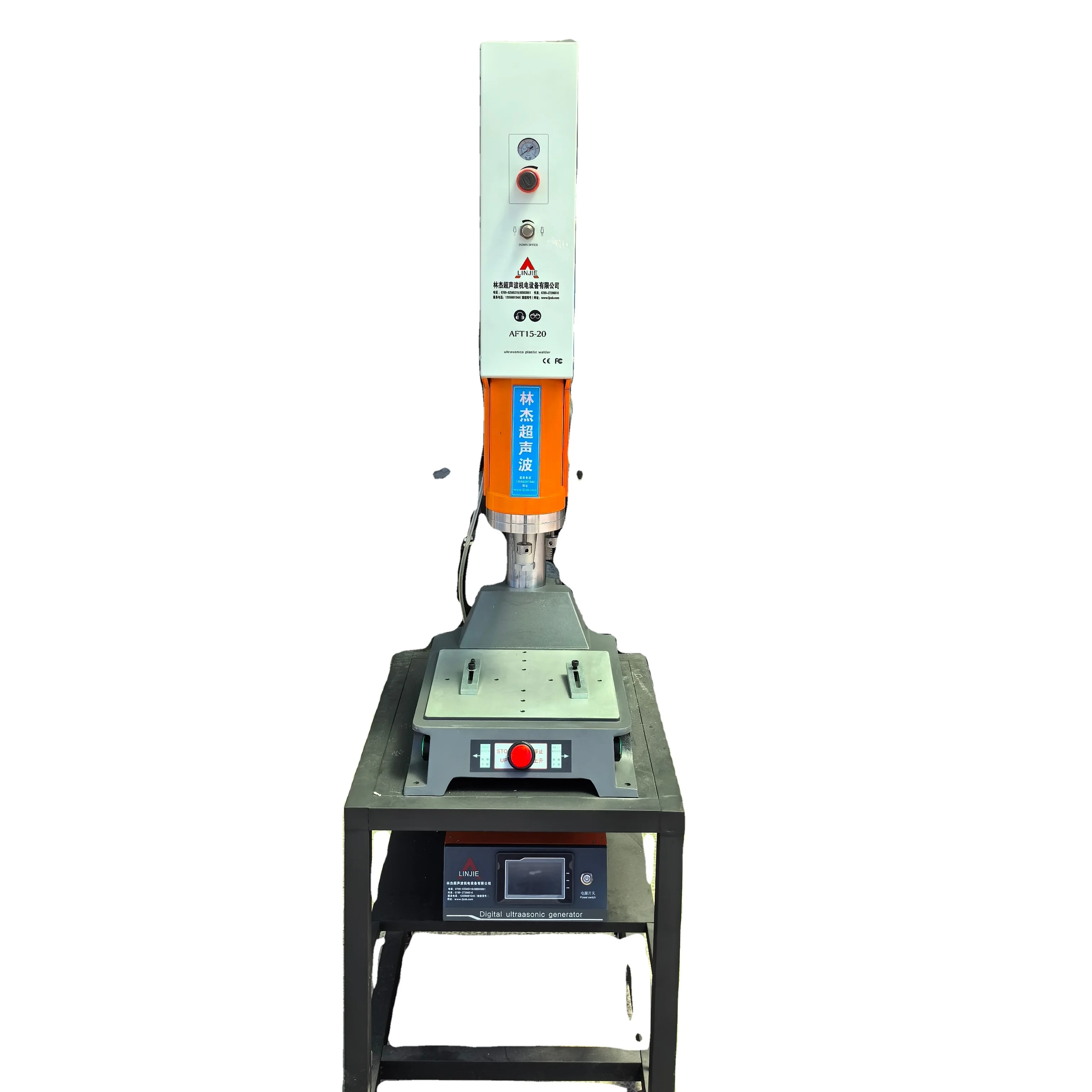 New Style 1200W Ultrasonic Plastic Welder 20KHz Frequency for Breathe Valves Manufacturing Plants in New Condition