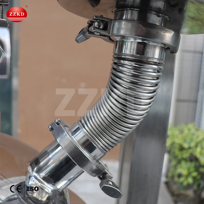 CE Customizable 50l 100l 200l Hemp Oil Purification Fully Jacketed Reactor Stainless Steel for Decarboxylation Reaction