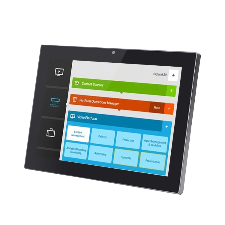 Настенное крепление Vesa Rk3566, 2 Гб + 16 ГБ, все в одном, 1280*800, рекламный проигрыватель с сенсорным экраном и Wi-Fi, порт Ethernet Rj45