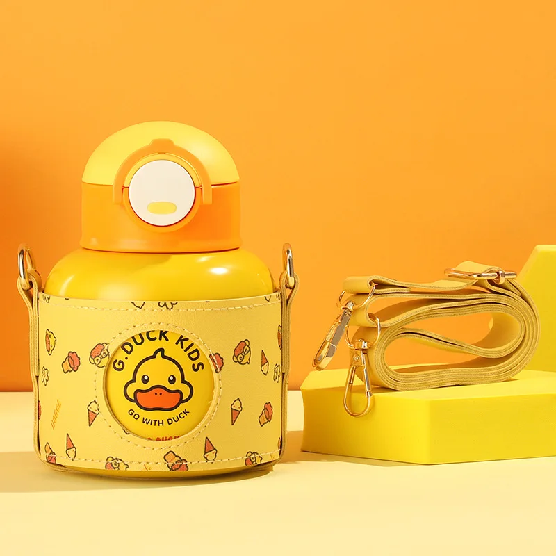 Customizable Cute Duck in Many colors Child Vacuum Flasks Thermoses Stainless Steel Insulated Vacuum Flasks