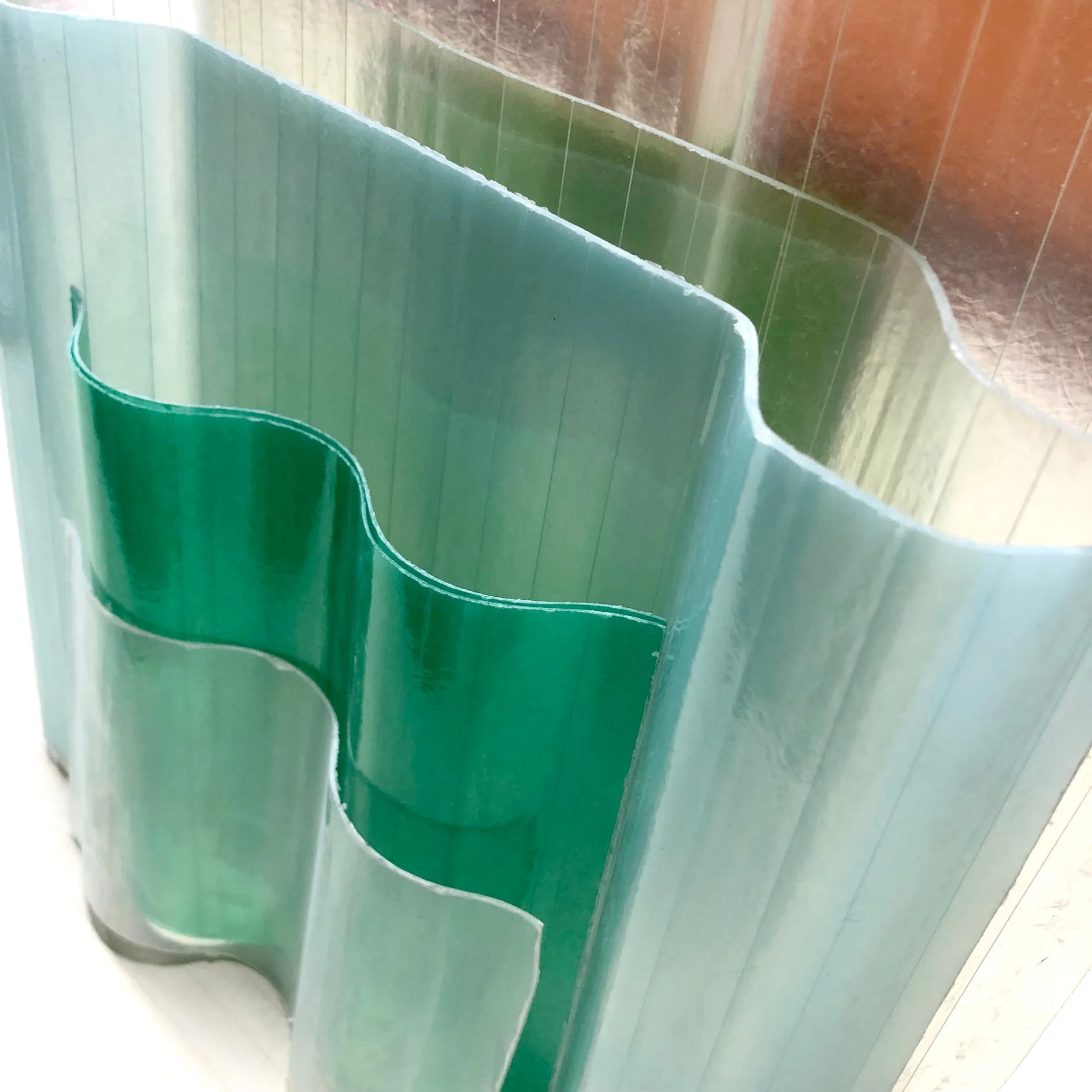 GRP fiberglass composite plastic roofing corrugated plate manufacturing machine