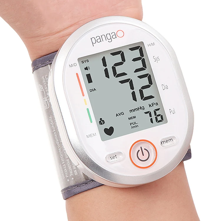 Multi function wrist blood pressure monitor electronic one touch digital bp check machine price