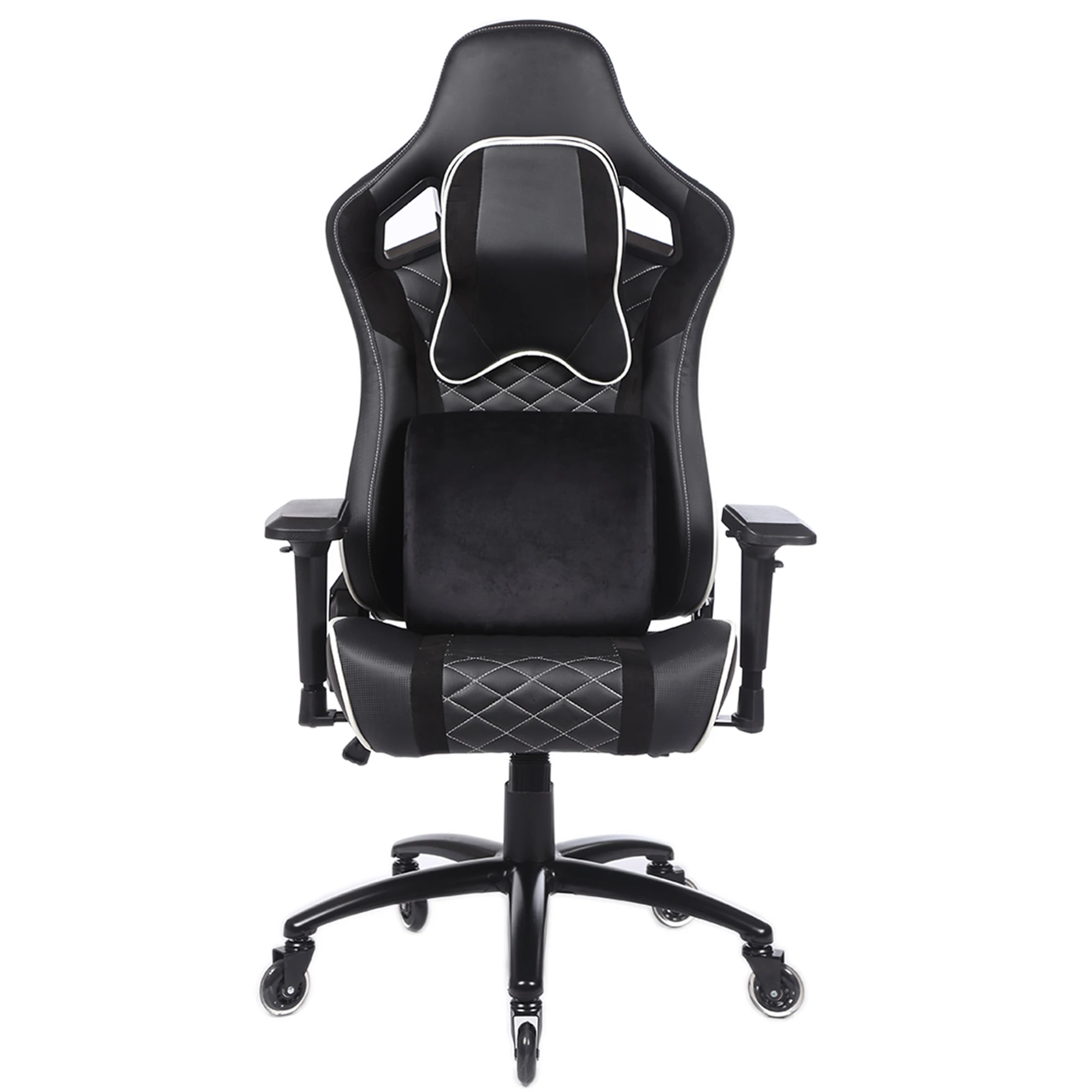 Devoko Ergonomic Gaming Chair Racing Style Adjustable Height High Back PC Computer Chair with Headrest and Lumbar Support