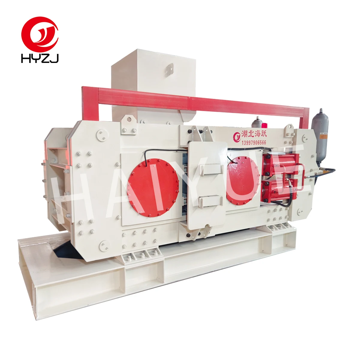 HY-YCG250 China manufacturer two-roll crushing machine sander grinding machine high strength customizable double roller crusher