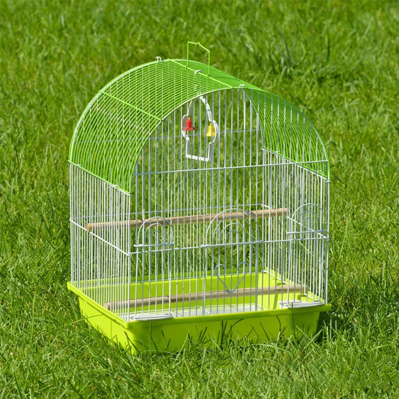 Best Sale Large Metal Bird Parrots Canary Cage with Iron Wire and Removable Tray Carrier Macaw Parrot