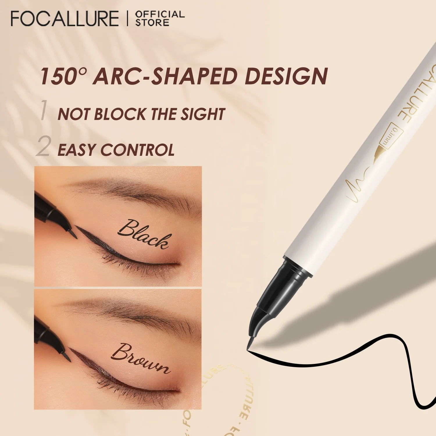 Wholesale FA200 Ultra-fine Liquid Eyeliner Easy to Draw Long-lasting Waterproof and Sweat Resistant Eyeliner