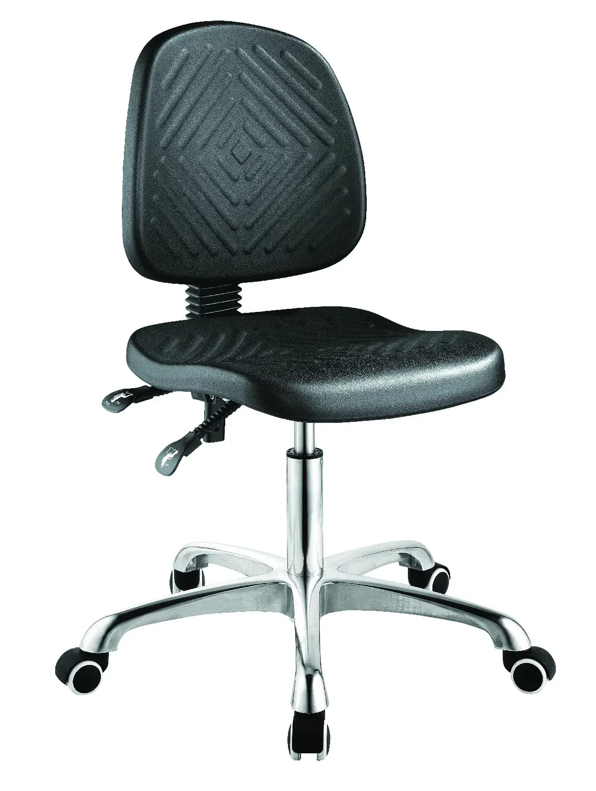 Excellent Quality ESD Antistatic Adjustable High Quality Lab Swivel Chair stool with Footring