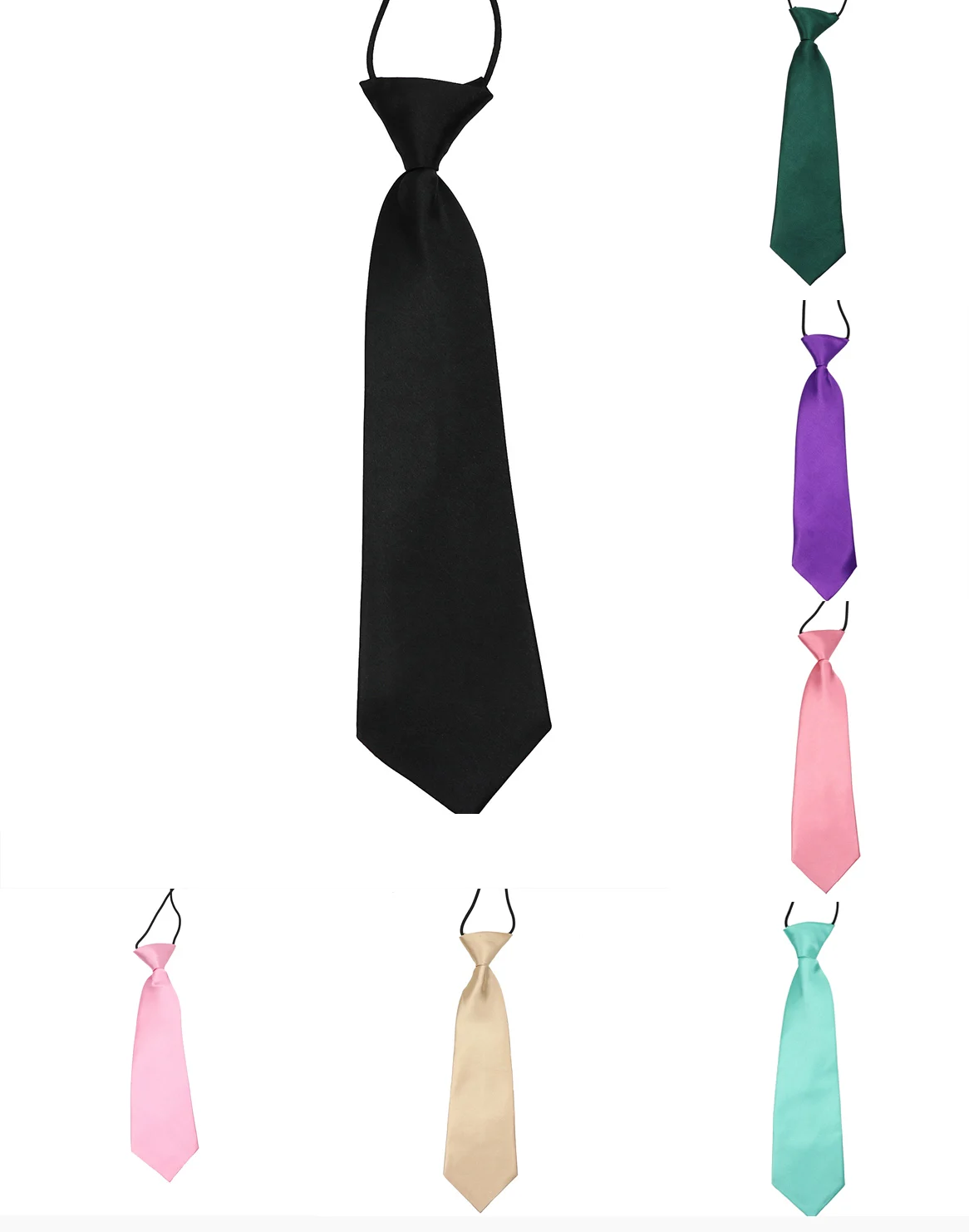 Милый детский школьный галстук 17 цветов для мальчиков девочек студентов эластичный галстук из мягкого хлопка шикарный дизайн галстук-бабочка аксессуар