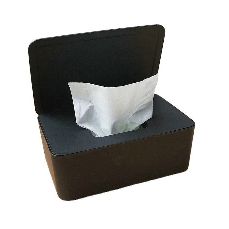 new arrival Multifunctional Dust-proof Tissue Container Towel Napkin Tissue Holder Case Desktop Wet Tissue Mask Storage Box