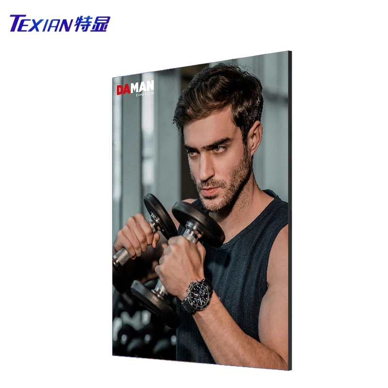 85 inch Narrow Frame Wall Screen Monitors TV Advertising Board Player 4K Retail Store Window Marketing Display Boards