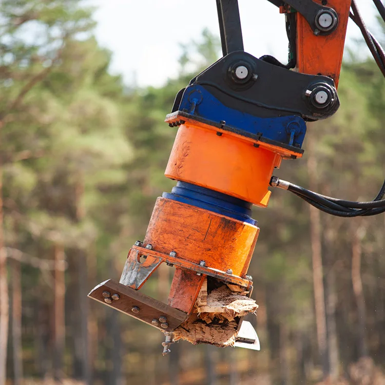 Excavator Stump Planer is designed to work in urban and rural areas on roads railways and powerline construction areas