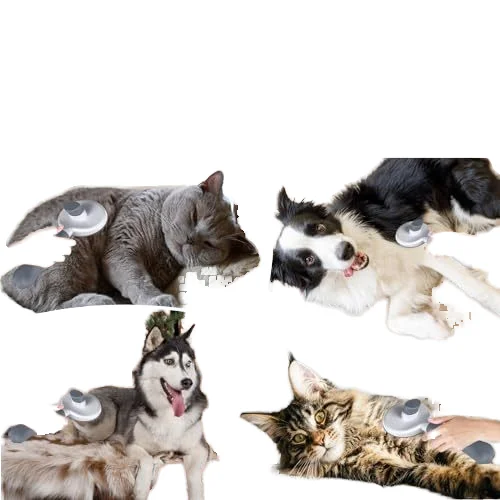 Hot Selling One-Button Handle Combs Sustainable Dog and Cat Bristle Hair and Scalp Massager Shampoo Removal  Cleaning