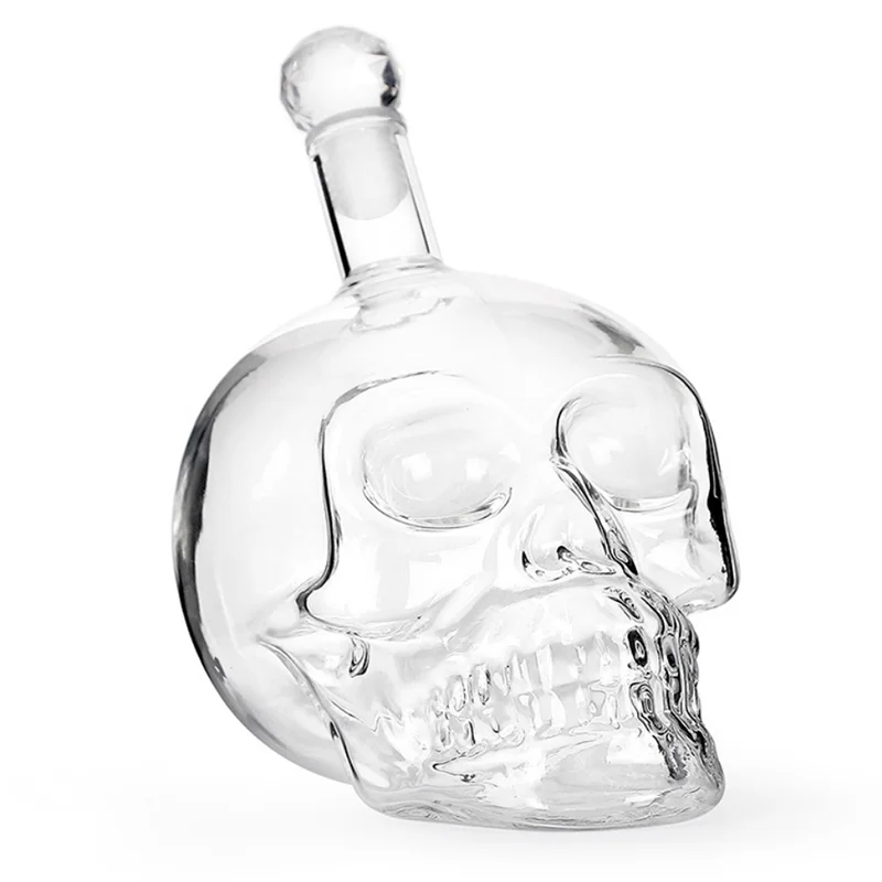 fashion glass skull  shape crystal  wine vodka decanter/350ML