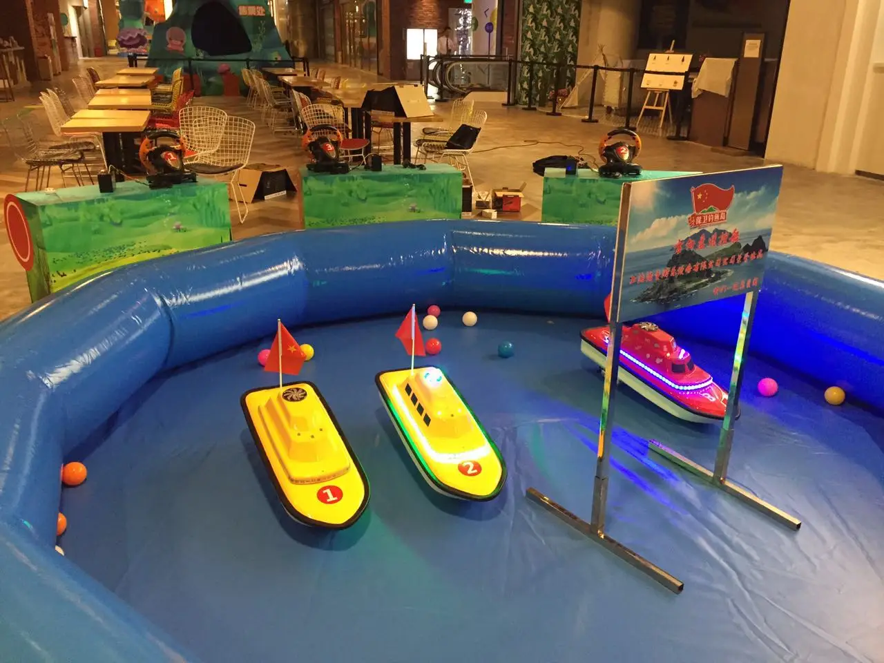 Remote-Control 2.4 g Commercial Amusement rc Boat For Inflatable Pool