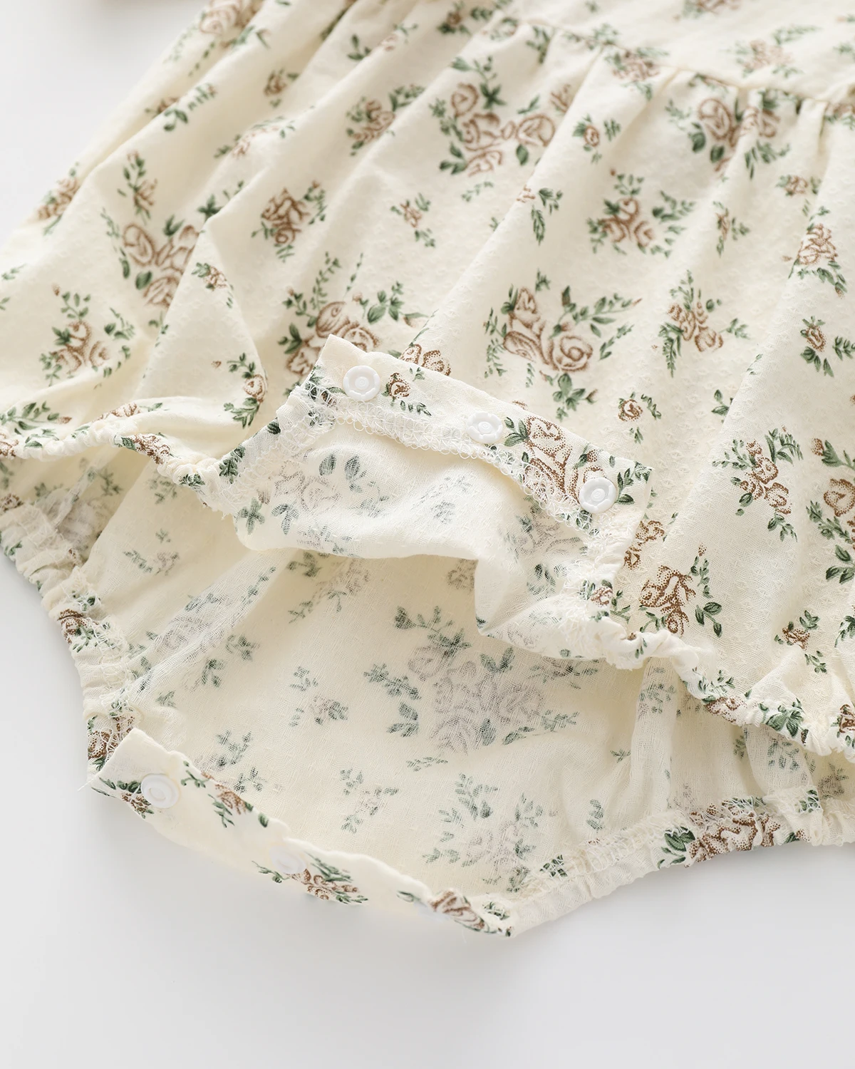 Оптовая продажа детский летний хлопковый комбинезон для девочек Baju с бесплатной лентой волос одежда малышей цветочным принтом