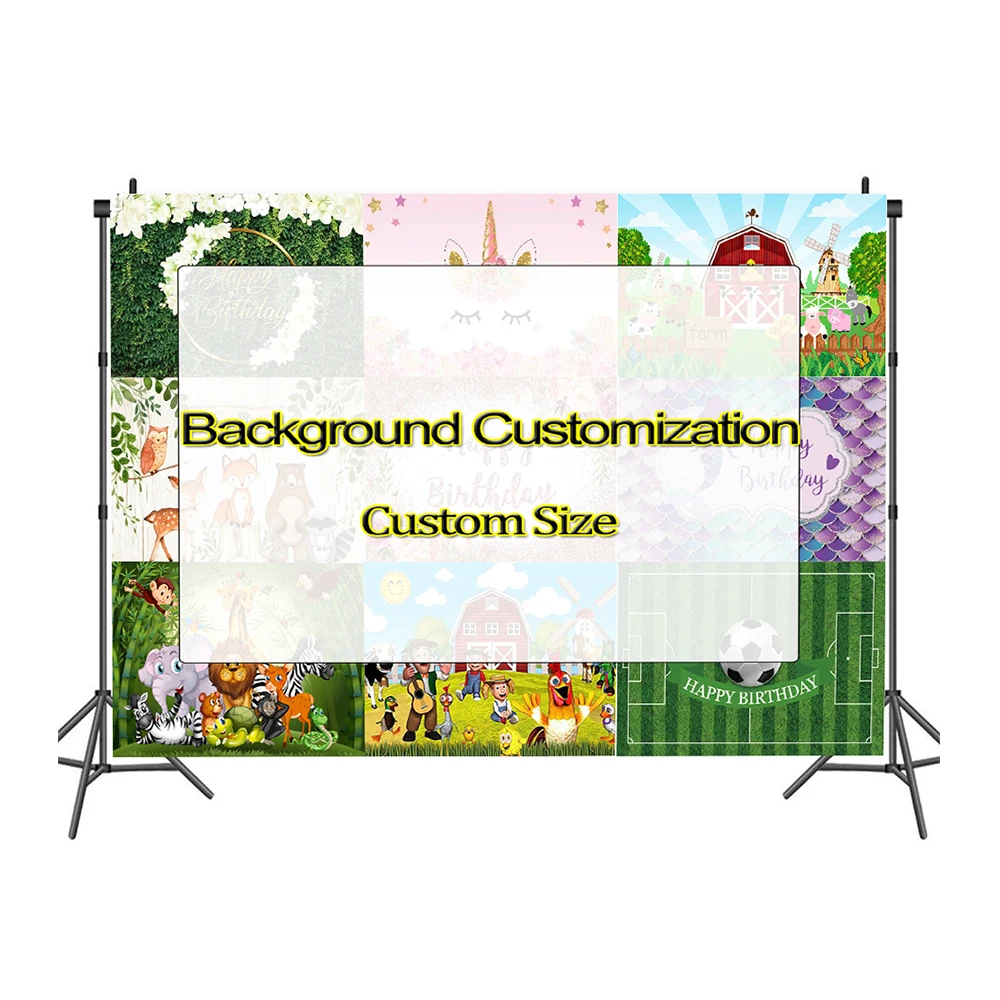 Фон для фотосъемки на заказ День рождения баннер фотосессия Свадьба детский душ фон персонализированный Фотостудия