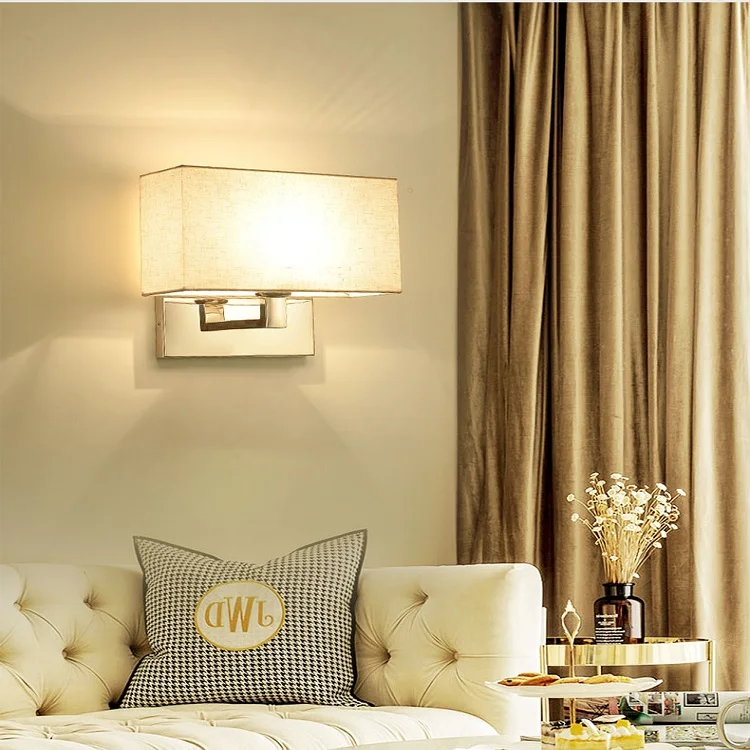 China Golden Custom Stainless Steel Hotel Decoration Crystal Wall Light
