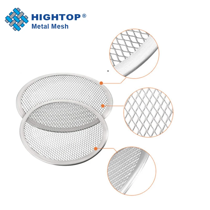 Высокое качество Бесшовные обод из нержавеющей стали 10 дюймов печь для пиццы Лоток экран