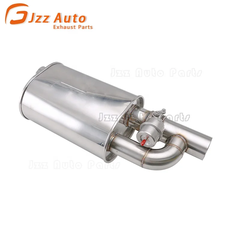 JZZ 3' Inch Stainless Steel Valve Muffler valvetronic exhaust Muffler With Vaccum Exhaust Cutout Remote Control Set