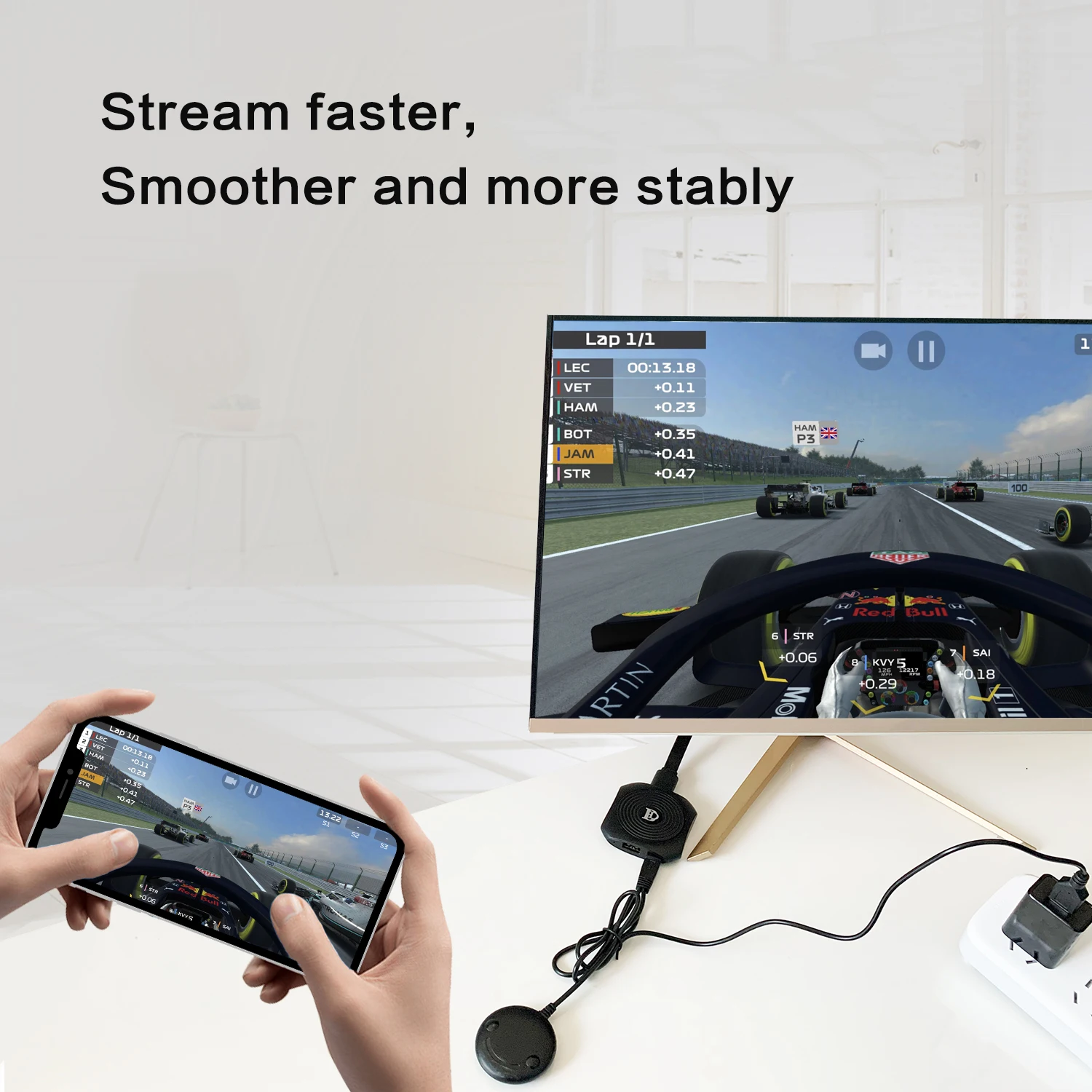 Hot Sales MiraScreen Miracast Wireless Display Dongle 1080P Portable WiFi Display Receiver TV Dongle