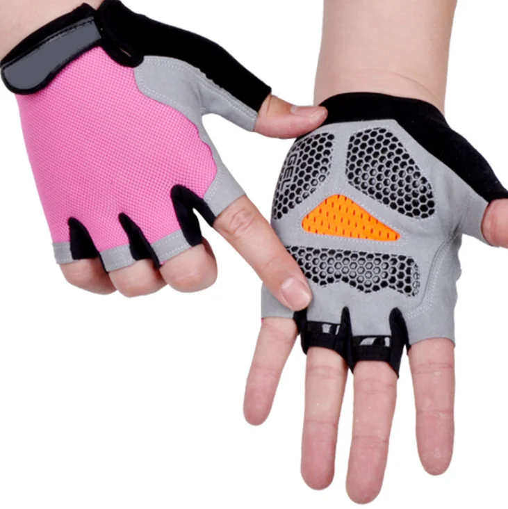Hot Selling Anti-slip Cycling Men Women Half Finger Gloves Breathable Anti-shock Sports Bike Bicycle Glove