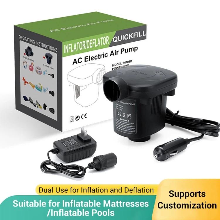 Portable Mini Electric Air Pump Home Car Dual-purpose Pump Inflatable Inflator For Air Matress Sofa Pvc Inflatable Products