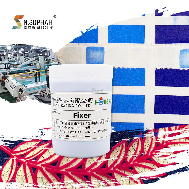 High Quality Wholesale Cross-linking Adhesive Water Based Screen Printing Fixer