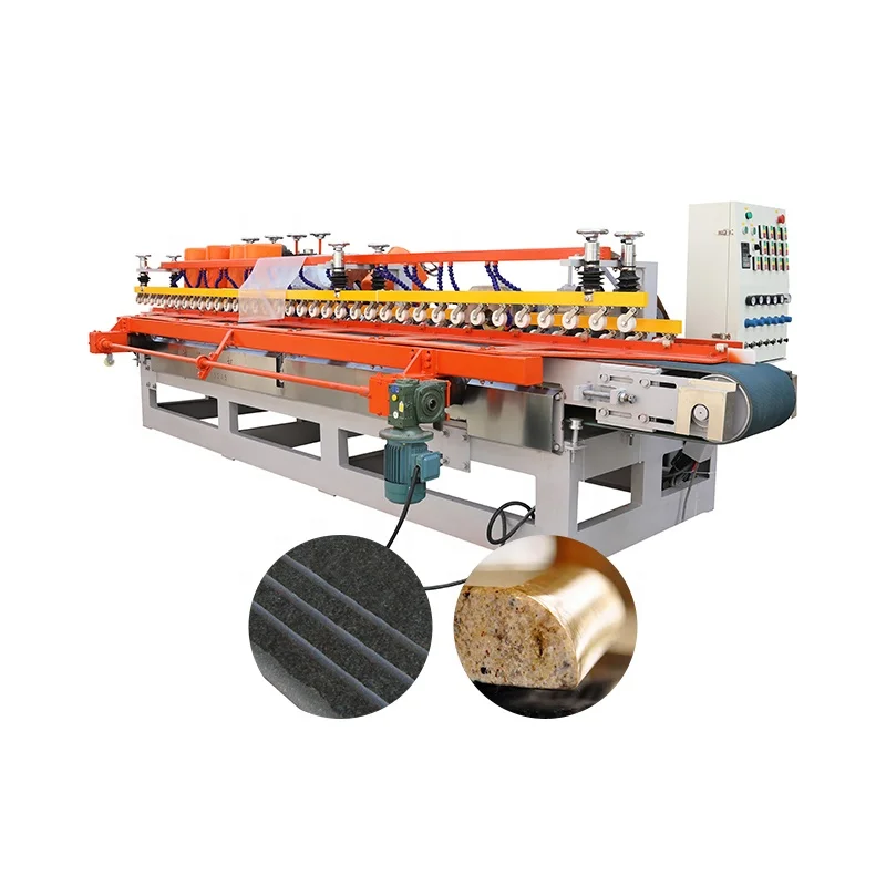 12 heads paving tiles edge profile polishing machine price electric marble tile floor polishing machine no swinging