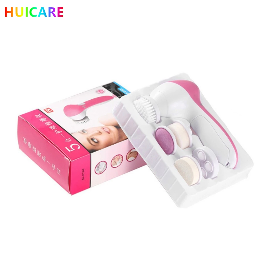 Amazoni Hot Electronic Face Facial Cleansing Brush Skin Massage Electric Rotating Cleaning Facial Spa Brush