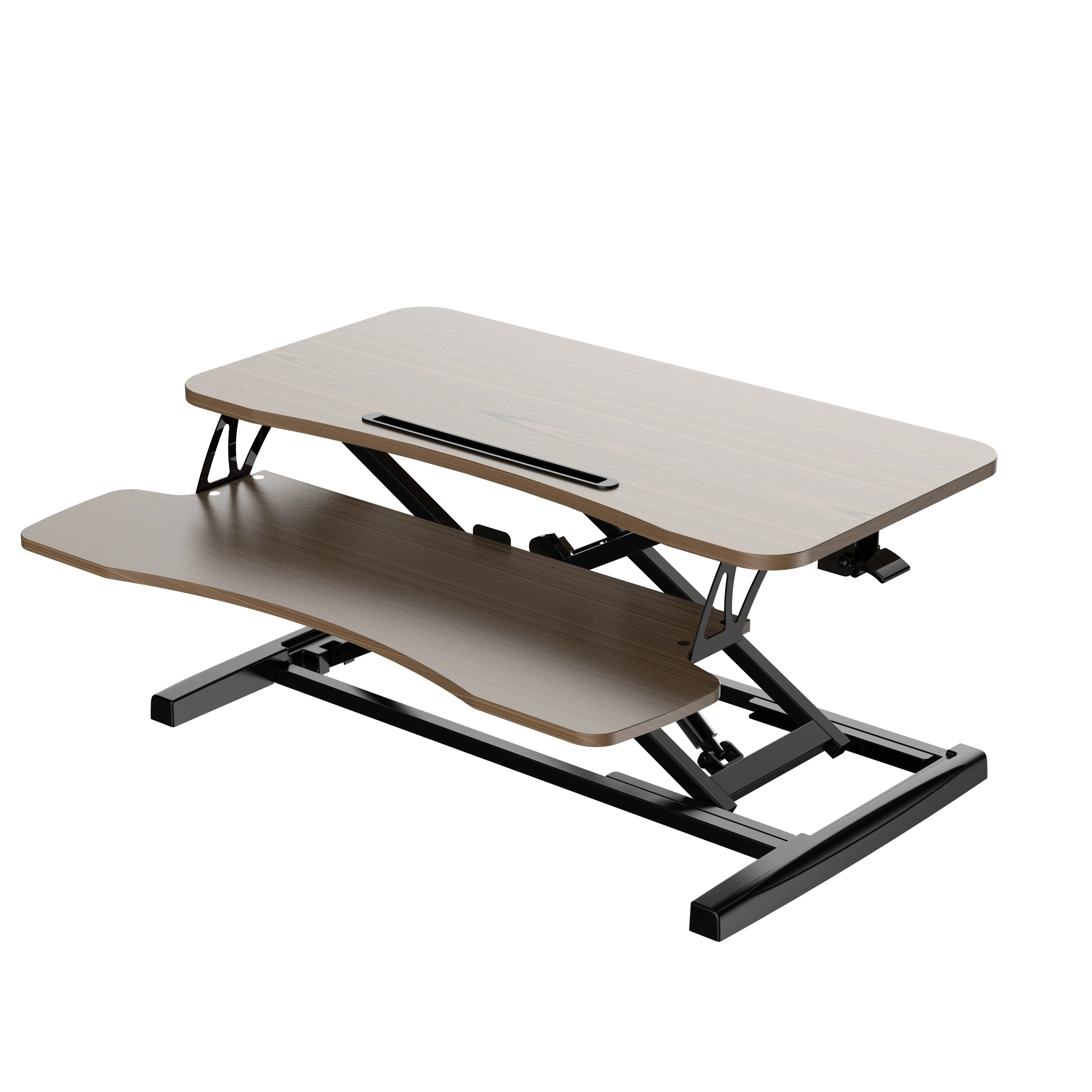 Office Height-Adjustable Laptop Standing Desk Sit To Stand up Computer Desk Converter