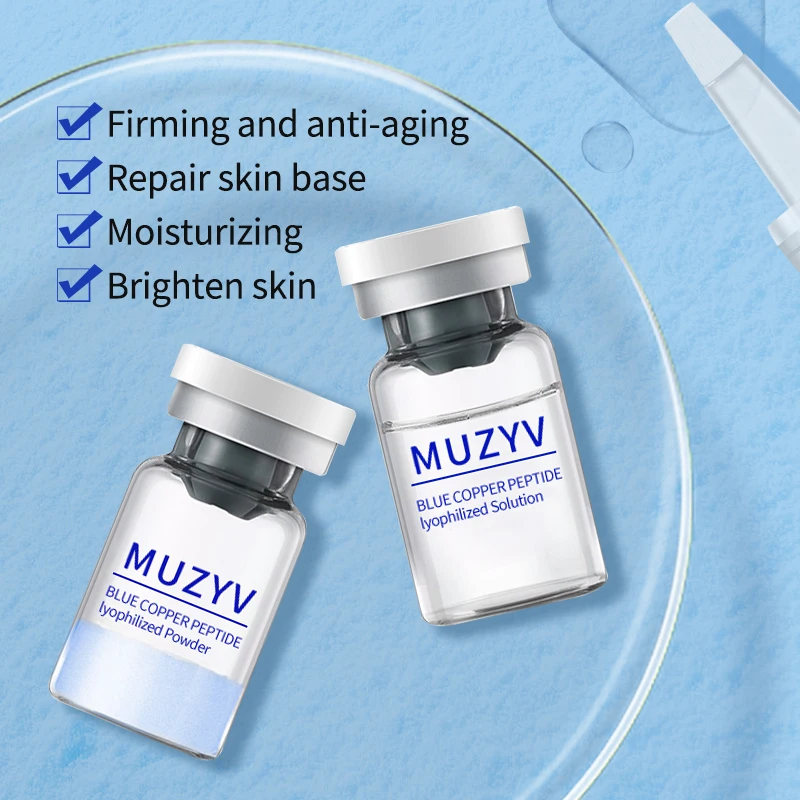 Firming Anti Wrinkle Skin Face Repairing GHK-Cu Blue Copper Peptide lyophilized powder