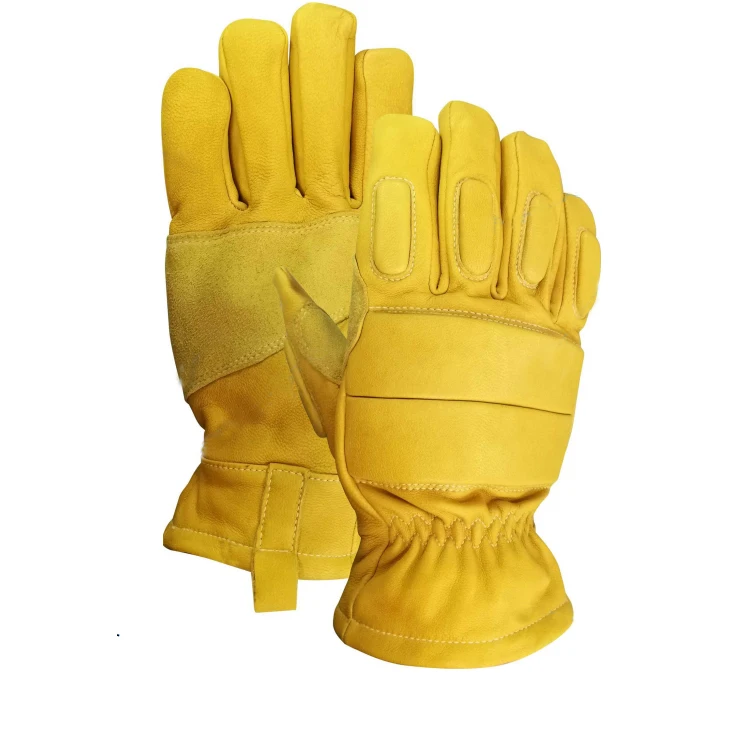 
CE certificate China Good quality Fire fighting and Rescue glove 