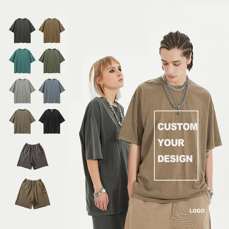 Оригинальные футболки Oem под заказ, футболки с коротким рукавом и принтом в виде капель плеч, 100% хлопок, большие размеры, винтажные мужские и женские футболки