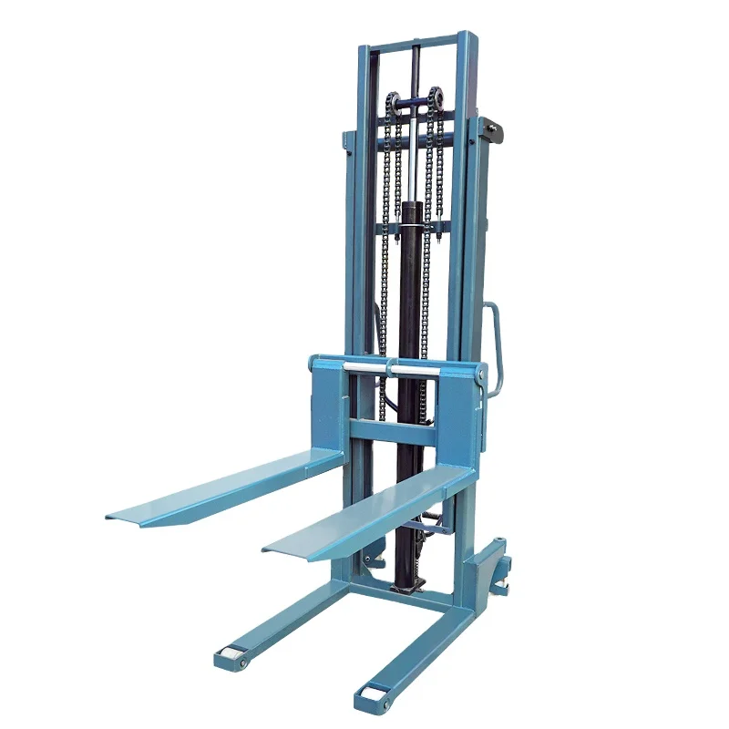 High quality c steel lifting height 1.6m 2m 3m manual hydraulic stacker