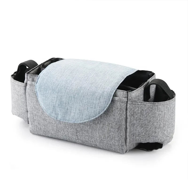 Portable Baby Caddy Diaper Carrier Nappy Mummy Stroller Organizer Stroller Holder Bag Maternity Bag Multi Pocket