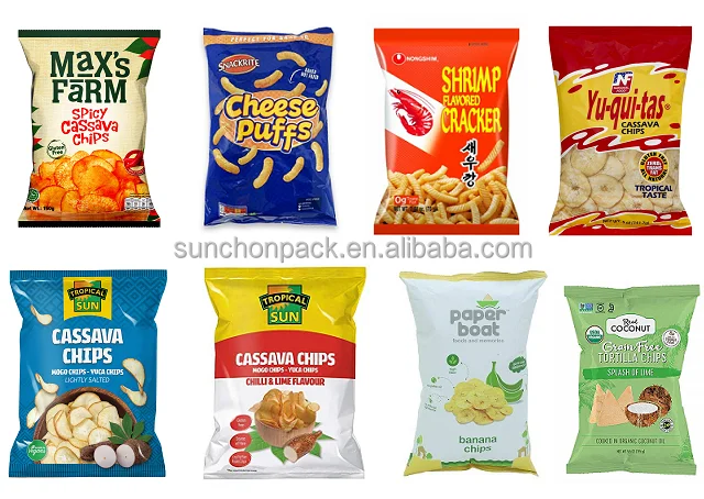 Automatic 100g Banana Plantain Chips Snacks Puffed Food Packing Machine Manufacturer