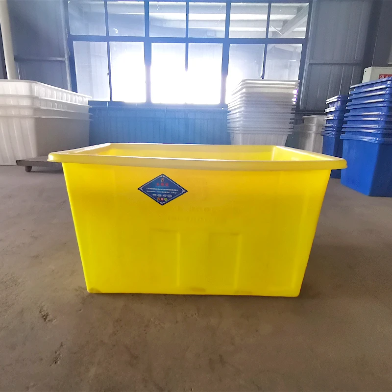Industrial rectangular rotomolding PVC  plastic square  shape hydroponic water storage tank fish tank