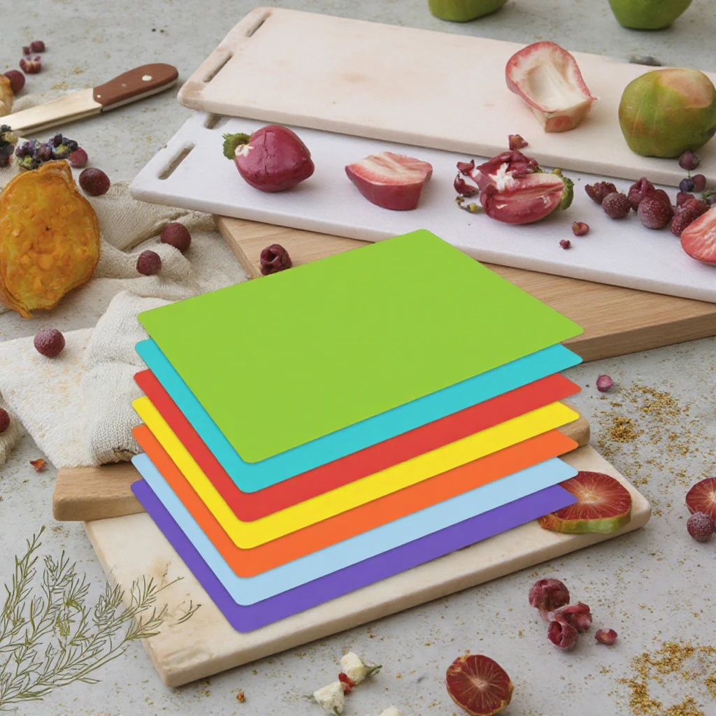 BPA-Free Flexible Cutting Board Durable Plastic Mats Flexible Plastic Cutting Board Plastic Cutting Boards