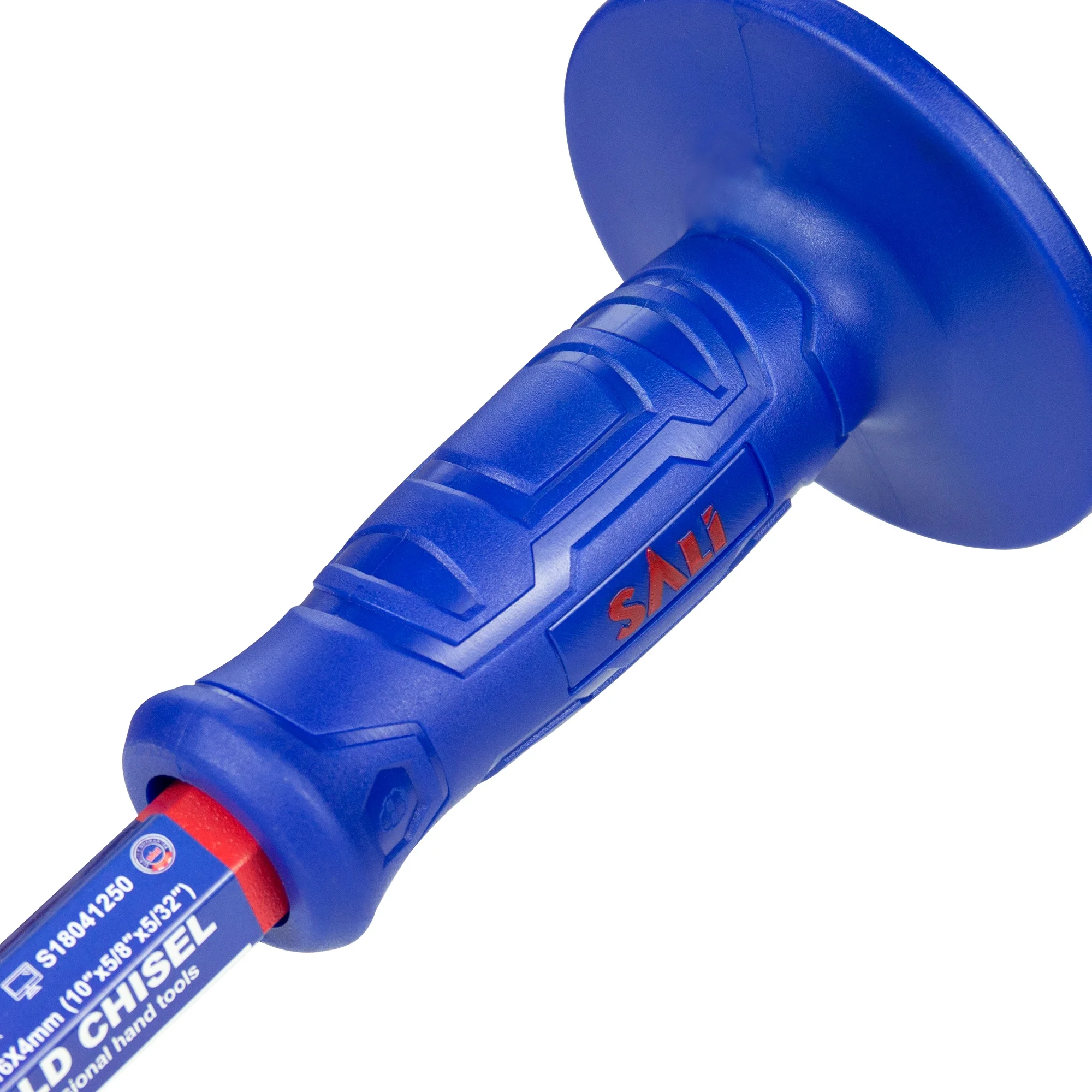 45# Steel 300*18mm ABS Shock-absorb Soft Cover Handle Flat Head Cold Chisels